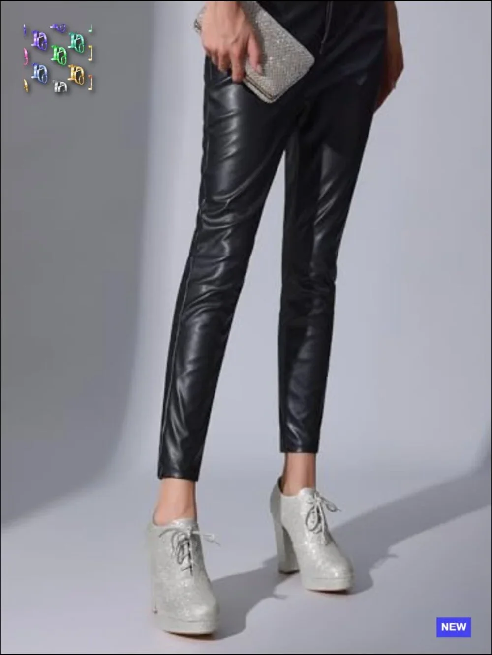 Lace Up Chunky Heel Platform Glitter Ankle Booties for Women